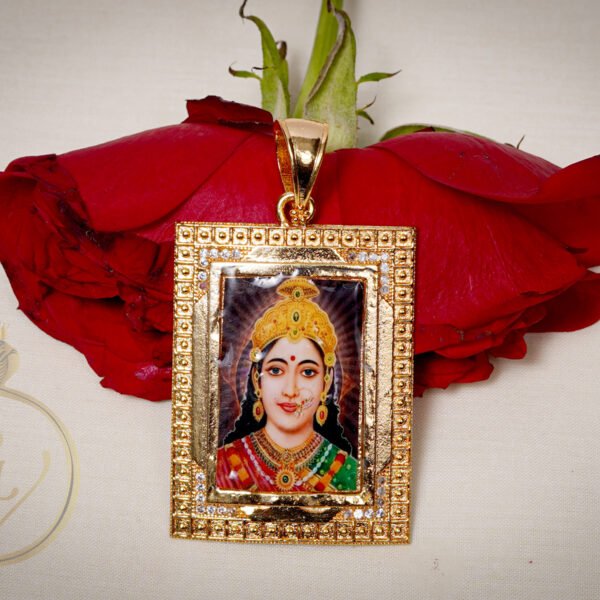CHEHAR MA PHOTO PENDENT GOLD PLATED