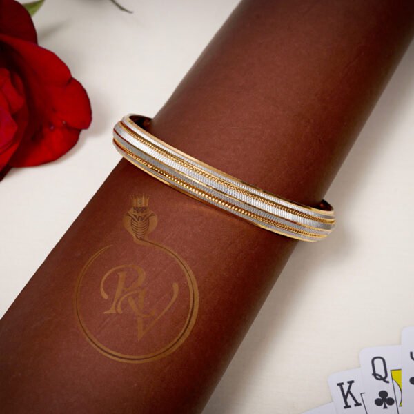 GOLDEN & SILVER LINING AMRITSAR DESIGN KADA