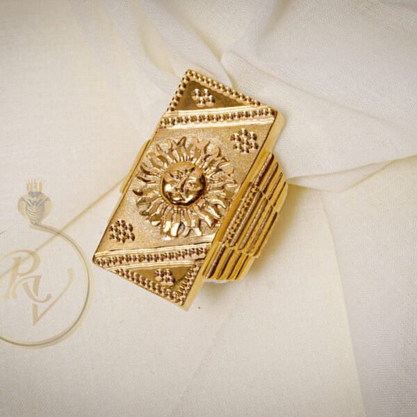 1GM GOLD PLATED RING FOR MEN