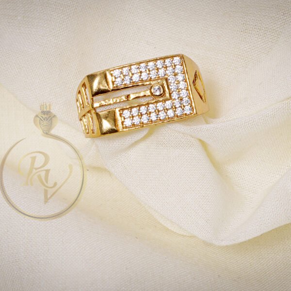 MENS WHITE GOLD DIAMOND RING